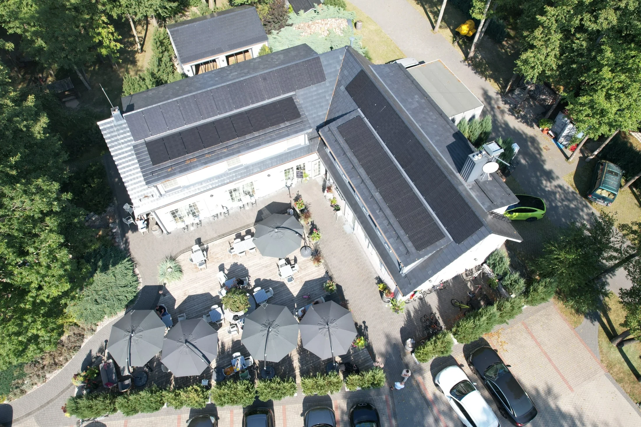 Poilsio namų Olando kepurė 18,48 kW saulės elektrinė